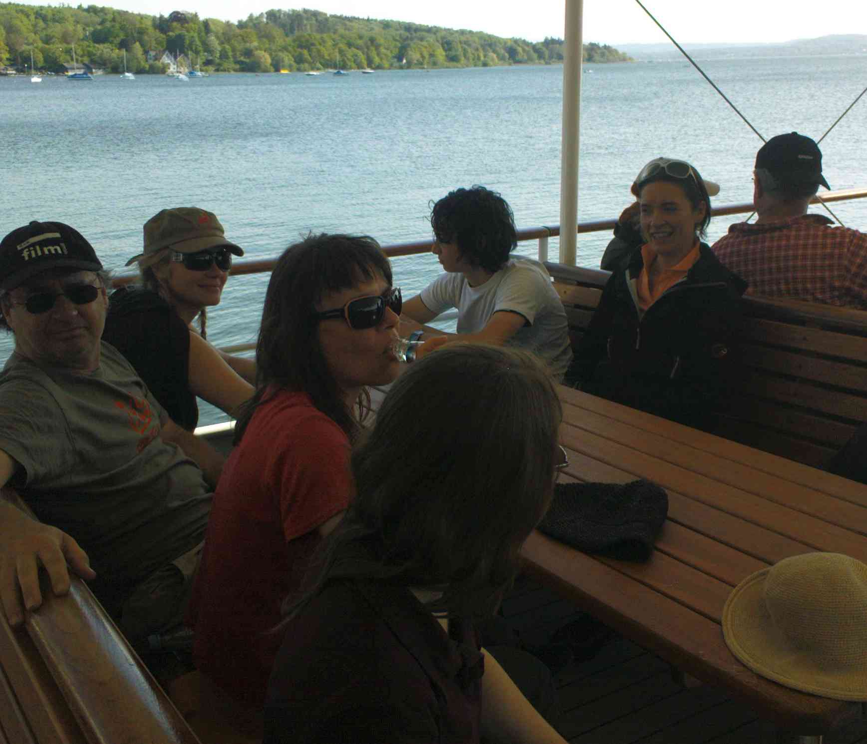 Mit dem Schiff über den Ammersee