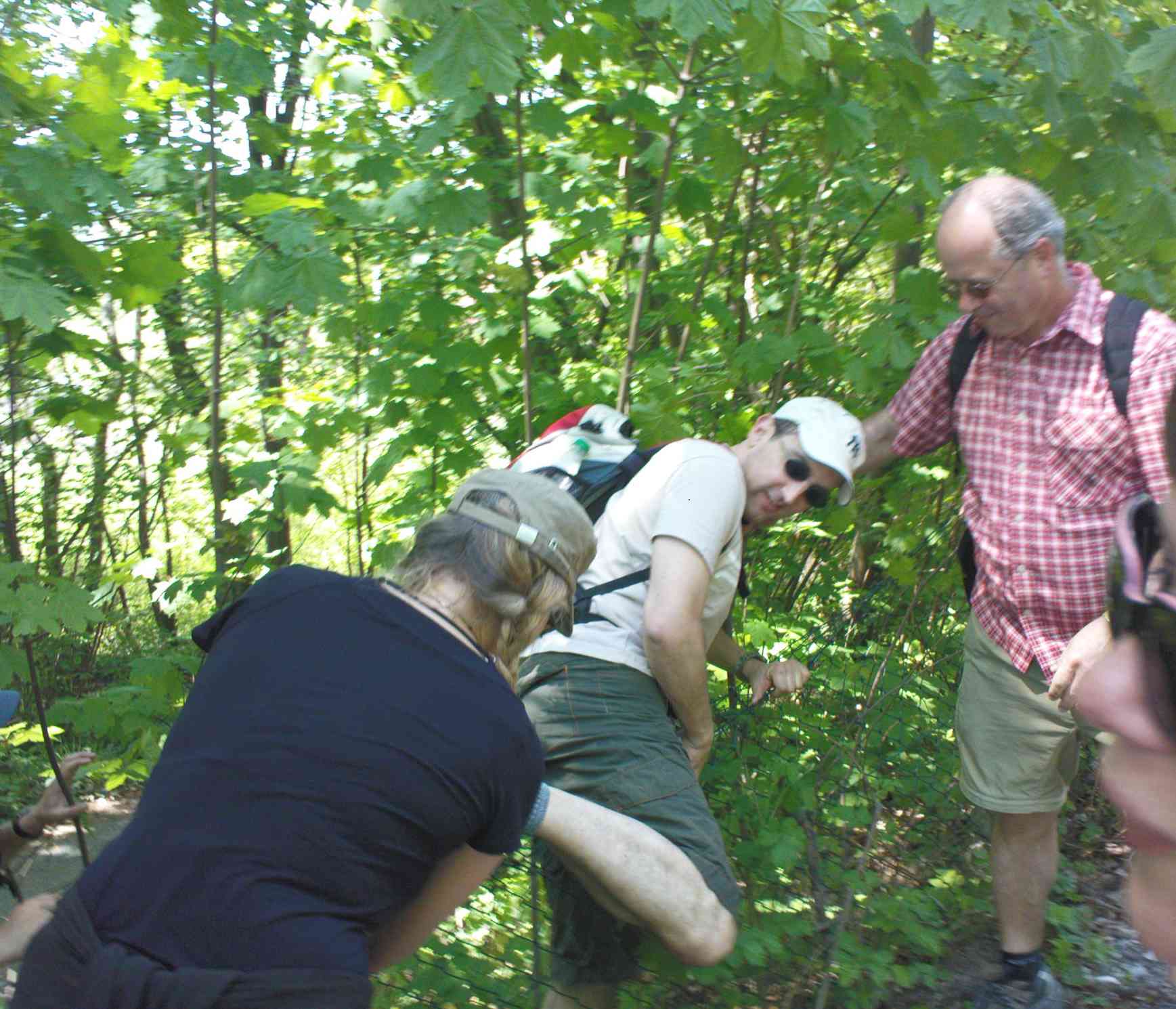 Das Hindernis muss überwunden werden