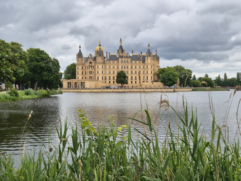 Der Burgsee mit dem Schweriner Schloss