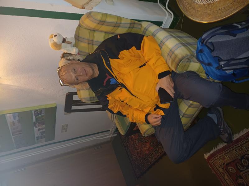 Der Statutenreiter macht es sich bequem