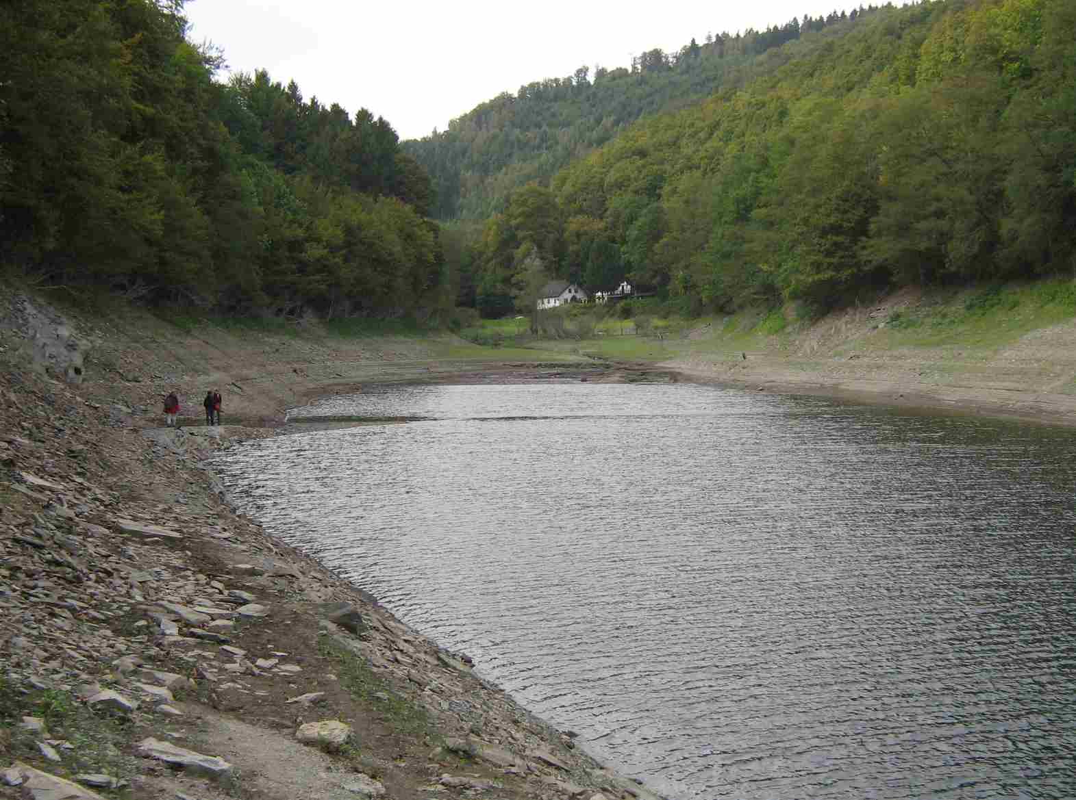 Blick auf die Rurtalsperre